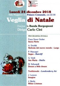 Veglia di Natale @ Sala Maggiore del Palazzo comunale