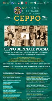 63° Premio Letterario Internazionale Ceppo Pistoia @ Auditorium Terzani - Biblioteca San Giorgio