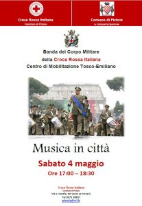 Musica in città con la Banda del Corpo Militare della Croce Rossa Italiana @ Centro storico