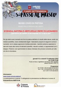 Campus settembrini per bambini ai Musei Civici @ Museo dello Spedale del Ceppo