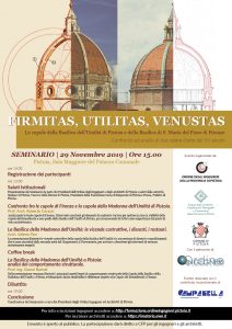 Convegno: "Firmitas, utilitas,venustas: le cupole della Basilica dell'Umilta' di Pistoia e della Basilica di S.M. del Fiore di Firenze-Confronto e analisi di due opere d'arte del XV secolo" @ Sala Maggiore in Palazzo Comunale