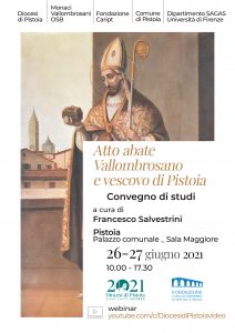 Convegno di studi | Atto, abate vallombrosano e vescovo di Pistoia. @ Evento online