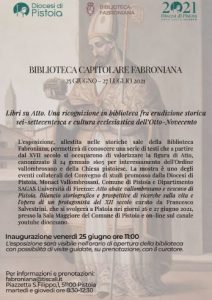 Inaugurazione mostra | Libri su Atto. Una ricognizione in biblioteca fra erudizione storica sei-settecentesca e cultura ecclesiastica dell’Otto – Novecento @ Biblioteca Capitolare Fabroniana